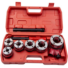 Laad de afbeelding in de galerijviewer, Ratchet pipe threader handle gereedschap set 1/2 3/4