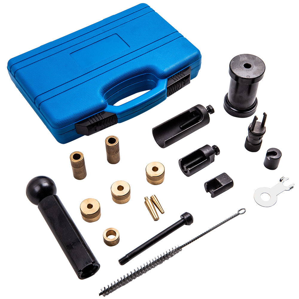 18 pcs Injector Puller Removal Installer Tool Set voor VAG geschikt voor Audi VW FSI Petrol