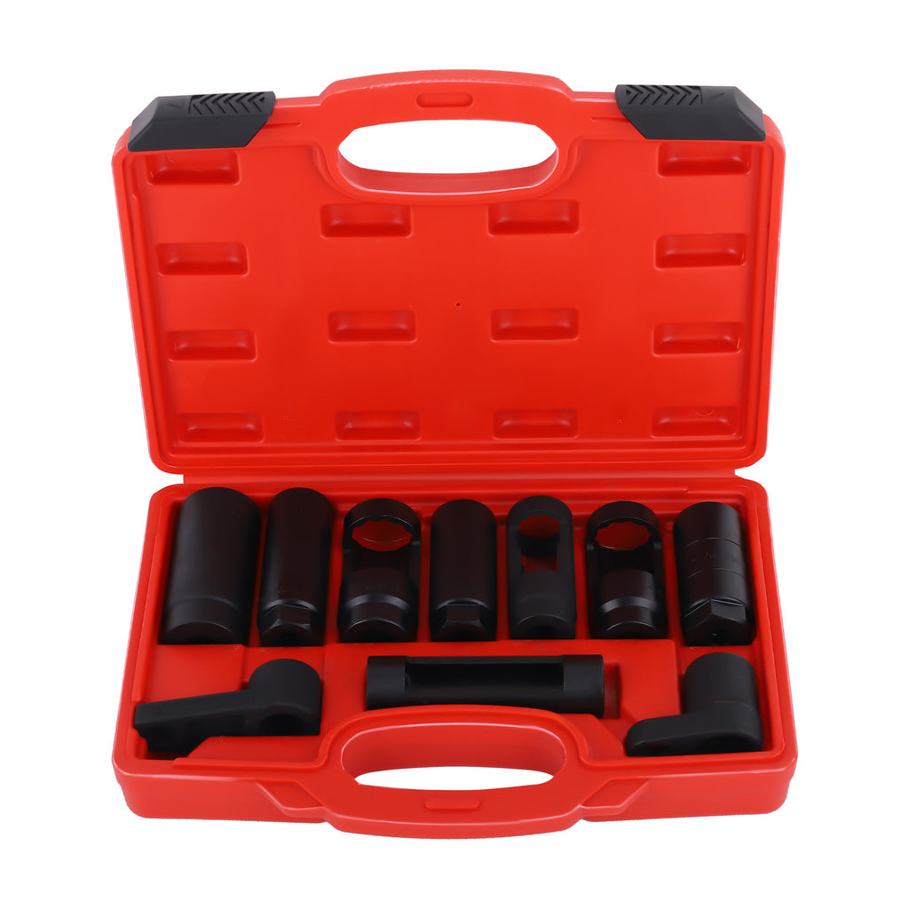 10 PCS Car Oxygen Sensor Lambda sensor Socket Set Tools Sizes 1/2
