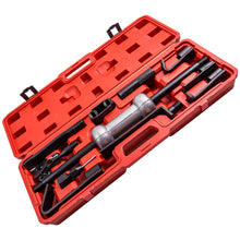Laad de afbeelding in de galerijviewer, 13pcs 10lb Dent Puller Slide Hammer Set Car Van Garage Tool Body Repair Kit