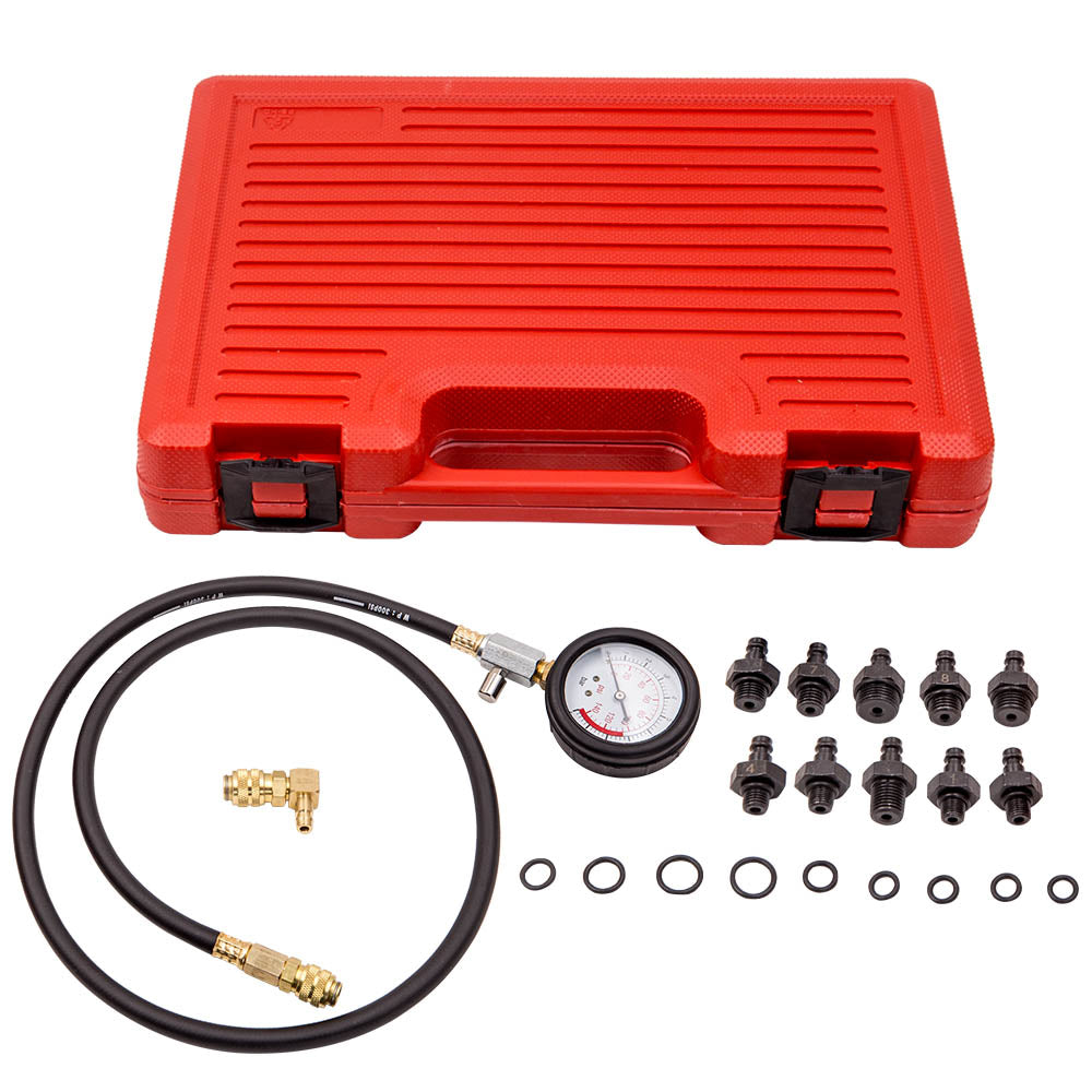Car Engine Oil Pressure Gauge Tester Detector Tools Kit Low Oil Warning Devices