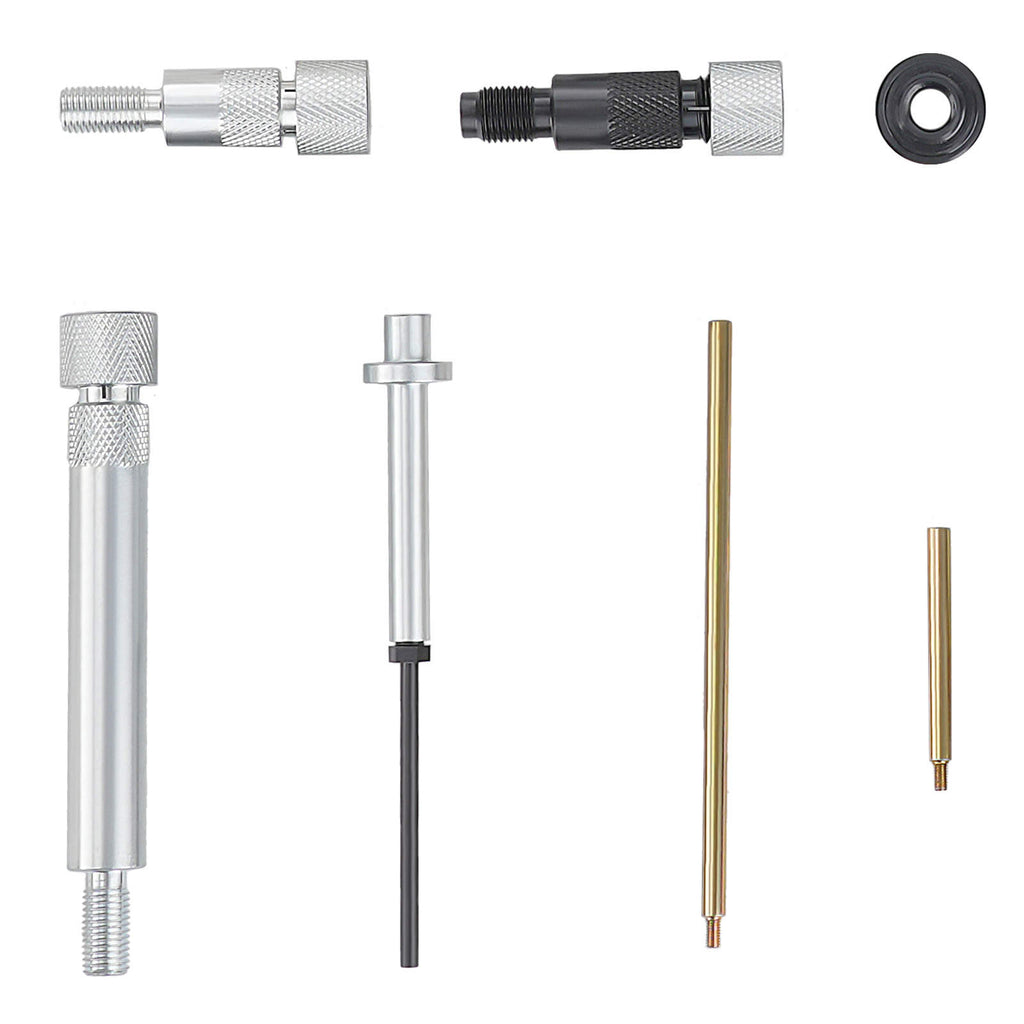 Diesel Fuel Injection Pump Timing Indicator Tool Set w/ Gauge Adapter compatible for Audi