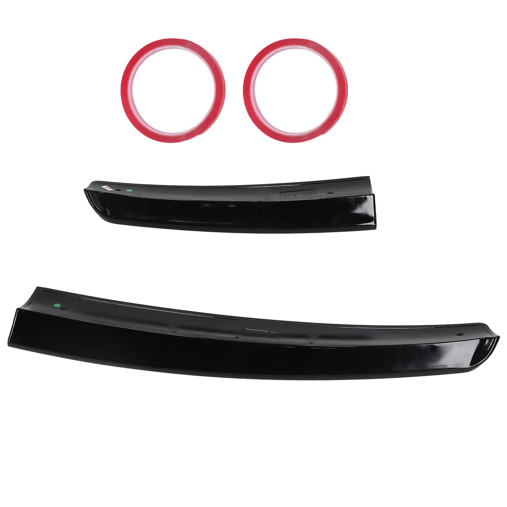 Achter TWIN BARN DOOR TRUNK SPOILER WING LIP geschikt voor VW CADDYMAXI 05-18 GLOSS BLACK