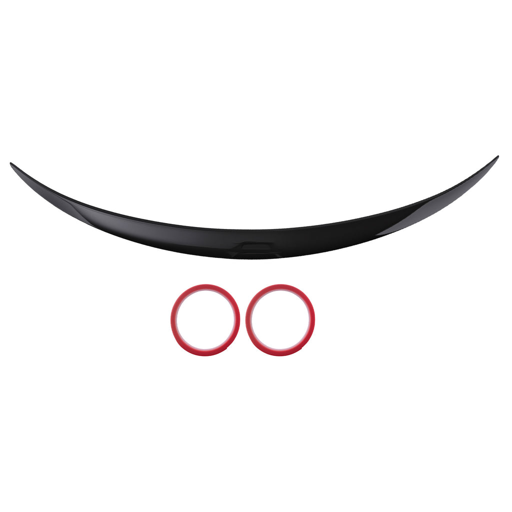 ABS Boot Spoiler geschikt voor Mercedes Benz W205 C Class 2014-2020 AMG Style Gloss Black
