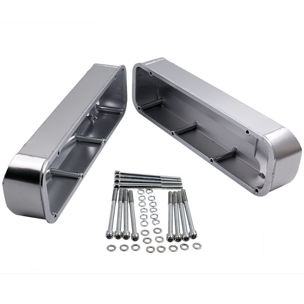 geschikt voor Ford 429 460 Fabricated Aluminum Tall Valve Covers 1/4 inch Rail Sale