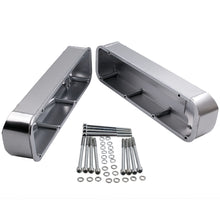 Laad de afbeelding in de galerijviewer, geschikt voor Ford 429 460 Fabricated Aluminum Tall Valve Covers 1/4 inch Rail Sale