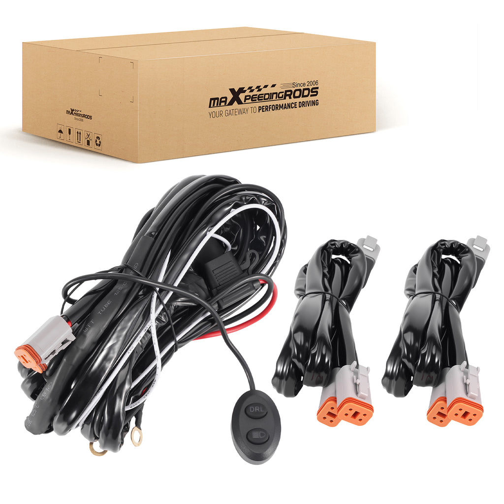 Wiring Harness Switch voor maXpeedingrods Crosshair LED Lights 12-24V 30A 4-PIN