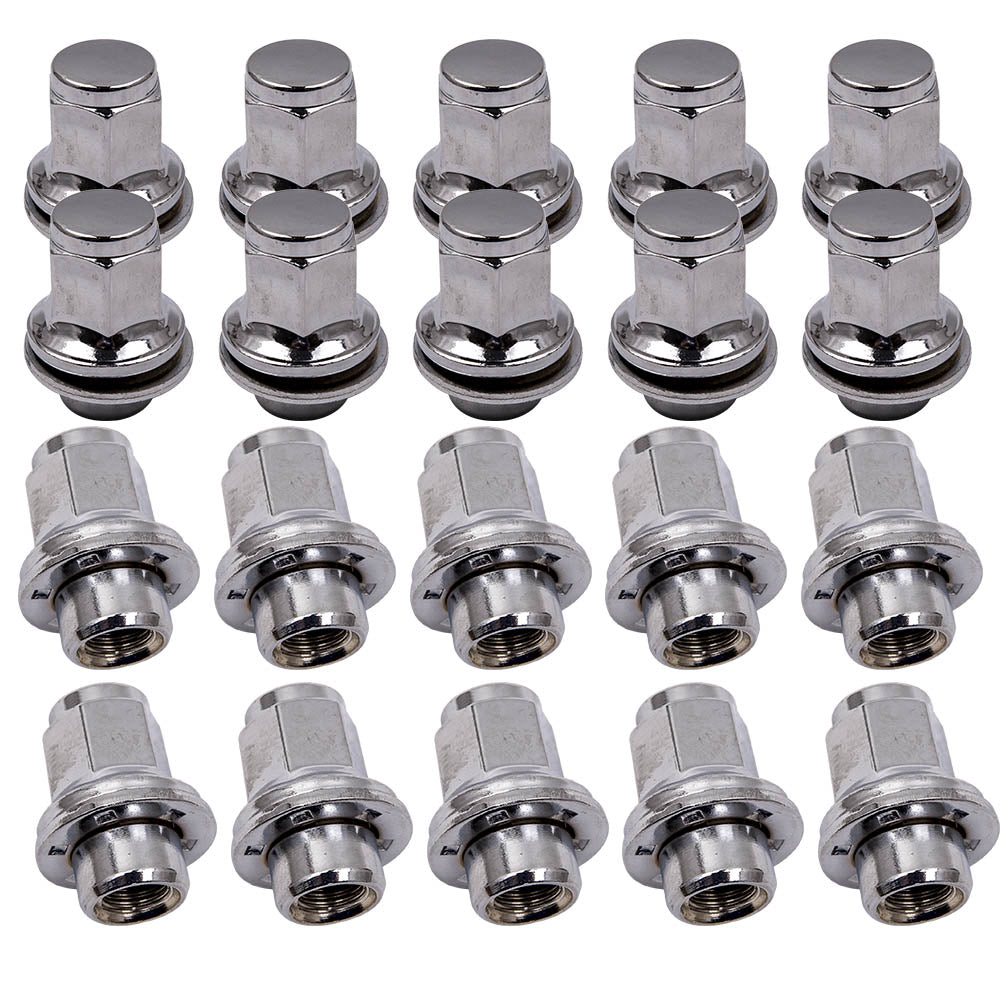20*Alloy Wheel Nuts geschikt voor Jaguar S-TYPE F-Type X152 2012-2019 Locking Wheel Nuts