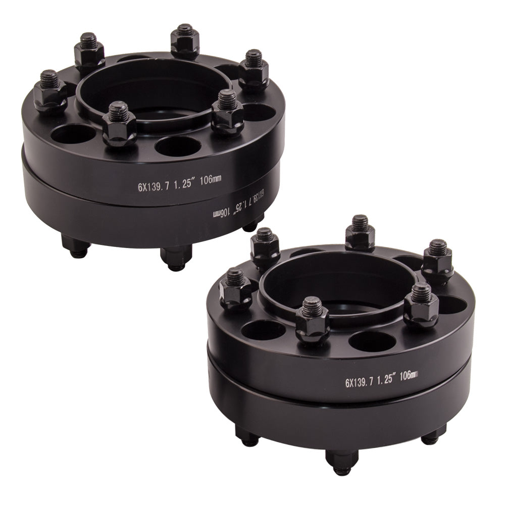 4pcs 32mm 6x139.7 Wheel Spacer Adapters 12x1.5 Stud 106mm Hub Centric geschikt voor Toyota
