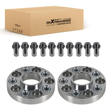 Laad de afbeelding in de galerijviewer, Espaciadores 25mm compatible for Audi A6 4G1 Quattro 5x112 M14x1.5 Con Tornillos 2011+