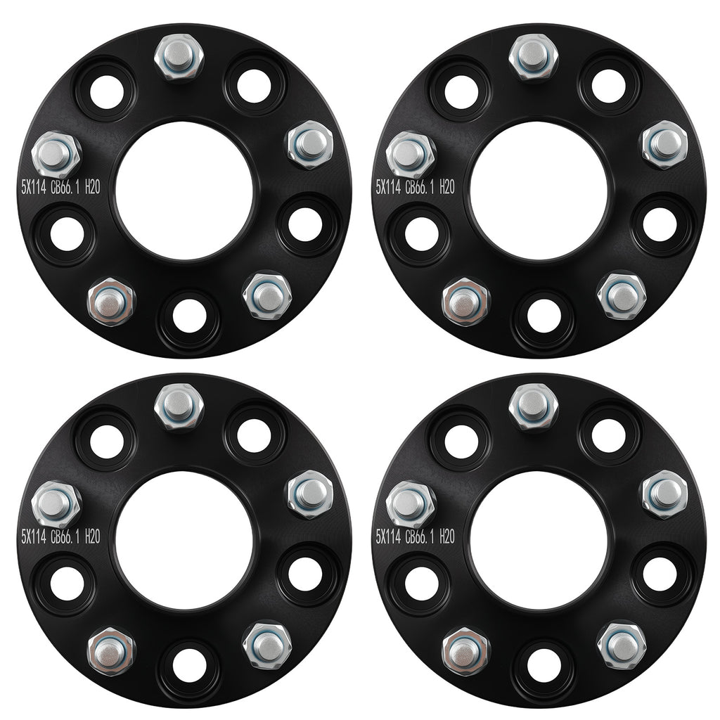20mm 5x114.3 66.1mm Wheel Spacers geschikt voor Opel Vauxhall Vivaro 2014-2018 Aluminum