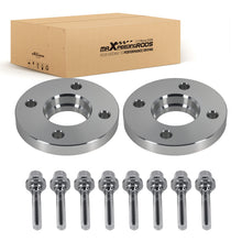 Laad de afbeelding in de galerijviewer, 2Pcs Élargisseur 20mm compatible for Peugeot 4Trous 108mm M12x1.25x55 CB65.1mm Alu