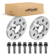 Laad de afbeelding in de galerijviewer, 2pcs Espaciadores 15mm compatible for BMW E30 E21 4x100 57.1mm CB Hub Centric Aleación