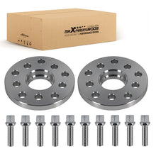 Laad de afbeelding in de galerijviewer, 15mm 2 Espaciadores Rueda compatible for Audi A3 A4 A6 A8 5x112 5x100 Aluminio 6061-T6