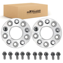 Laad de afbeelding in de galerijviewer, 2x Elargisseurs 30mm compatible for BMW Série 1/3/5/6 5x120 M12x1.5 Aluminium 72.6mm