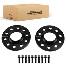 Laad de afbeelding in de galerijviewer, 10mm 5x112 Black Wheel Spacers geschikt voor Mercedes E-Class E53 2018-2020 66.6mm Hub