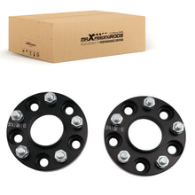 Laad de afbeelding in de galerijviewer, 20mm Aluminum Black Hub Centric Wheel Spacers geschikt voor Hyundai Santa Fe Mk3 M12x1.5