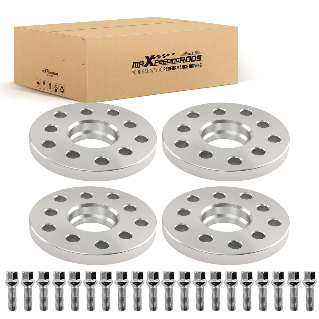 Elargisseurs 10/15mm compatible for Volkswagen Golf 7/8 Passat B8 5x112 57.1mm Alu