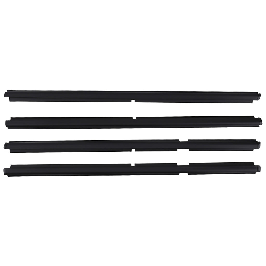 4x Door Window Weatherstrip Trim geschikt voor Jeep Grand Cherokee 1999~2004 55135879AF