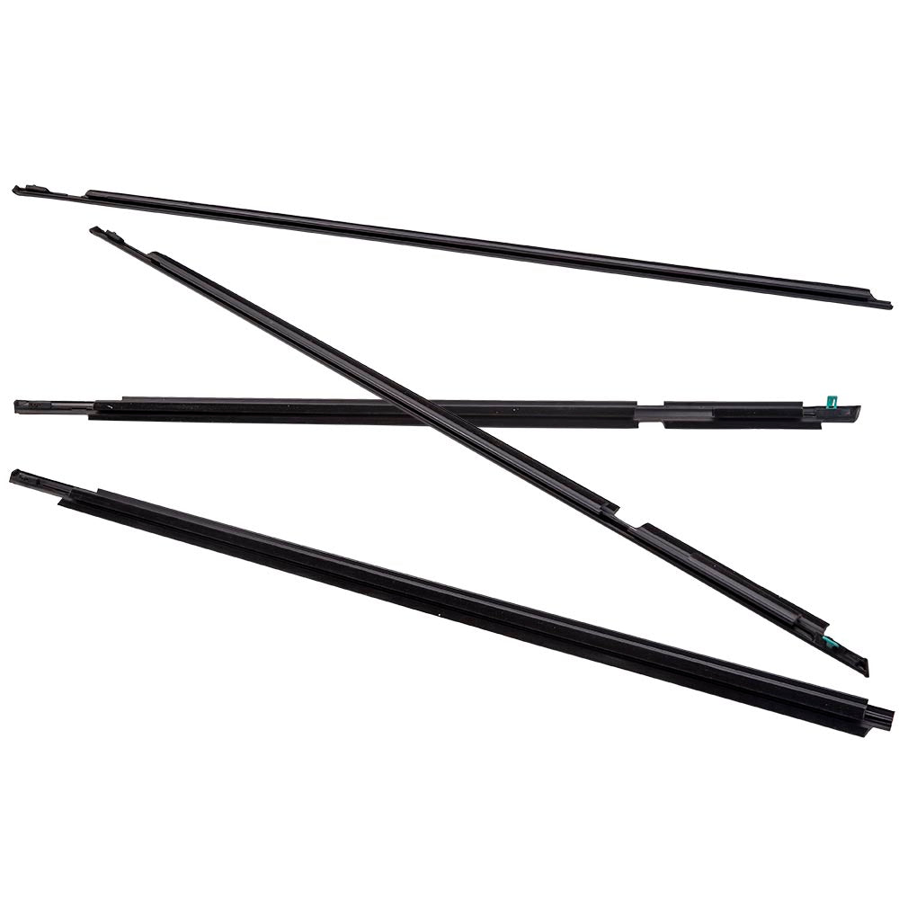 4x Weatherstrip Moulding Trims geschikt voor Toyota Land Cruiser Prado geschikt voor Lexus GX470 2003-09