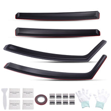 Laad de afbeelding in de galerijviewer, 4pc Acrylic Wind Deflectors geschikt voor Peugeot 3008 2008-2016 In-Channel