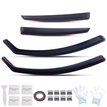 Laad de afbeelding in de galerijviewer, Acrylic Window Visors geschikt voor Audi A6 C6 Avant 2004-2011 Wind Deflectors Rain Set