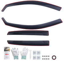 Laad de afbeelding in de galerijviewer, 4Pc Rain Guards Wind Deflectors geschikt voor Audi A1 2012-2018 5 Doors Acrylic