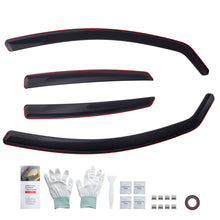 Laad de afbeelding in de galerijviewer, 4pcs Window Deflectors geschikt voor Audi A6 C7 Saloon 2011-2018 Acrylic Rain Guards