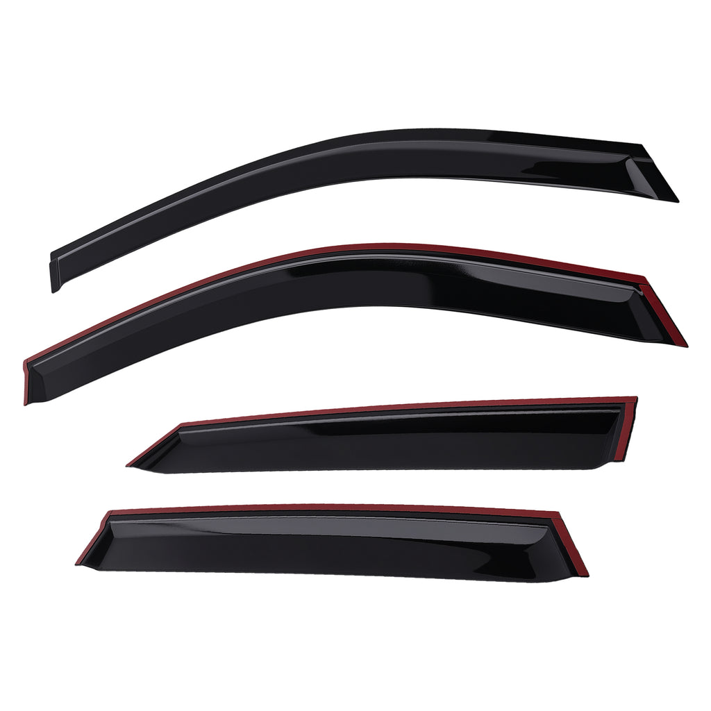 Wind Deflectors geschikt voor Audi Q3/RSQ3 MK2 2018-2024 5-Door SUV 4pc Set Visors