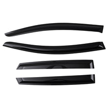 Laad de afbeelding in de galerijviewer, 4pc FrontRear Deflectors geschikt voor Opel Vauxhall Astra J MK6 2009-16 Outside Mount