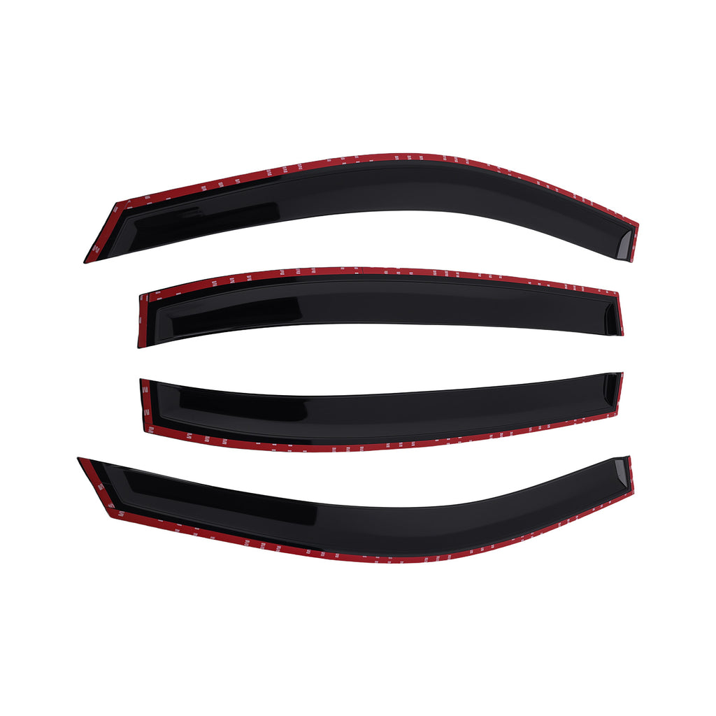 4pc Wind Deflector Set geschikt voor Mercedes E-Class W213 2016-2023 Rain Guards Sun Visor