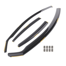 Laad de afbeelding in de galerijviewer, In-Channel Wind Deflectors geschikt voor BMW 3 Series 2005-2012 Voor Achter Tinted Black
