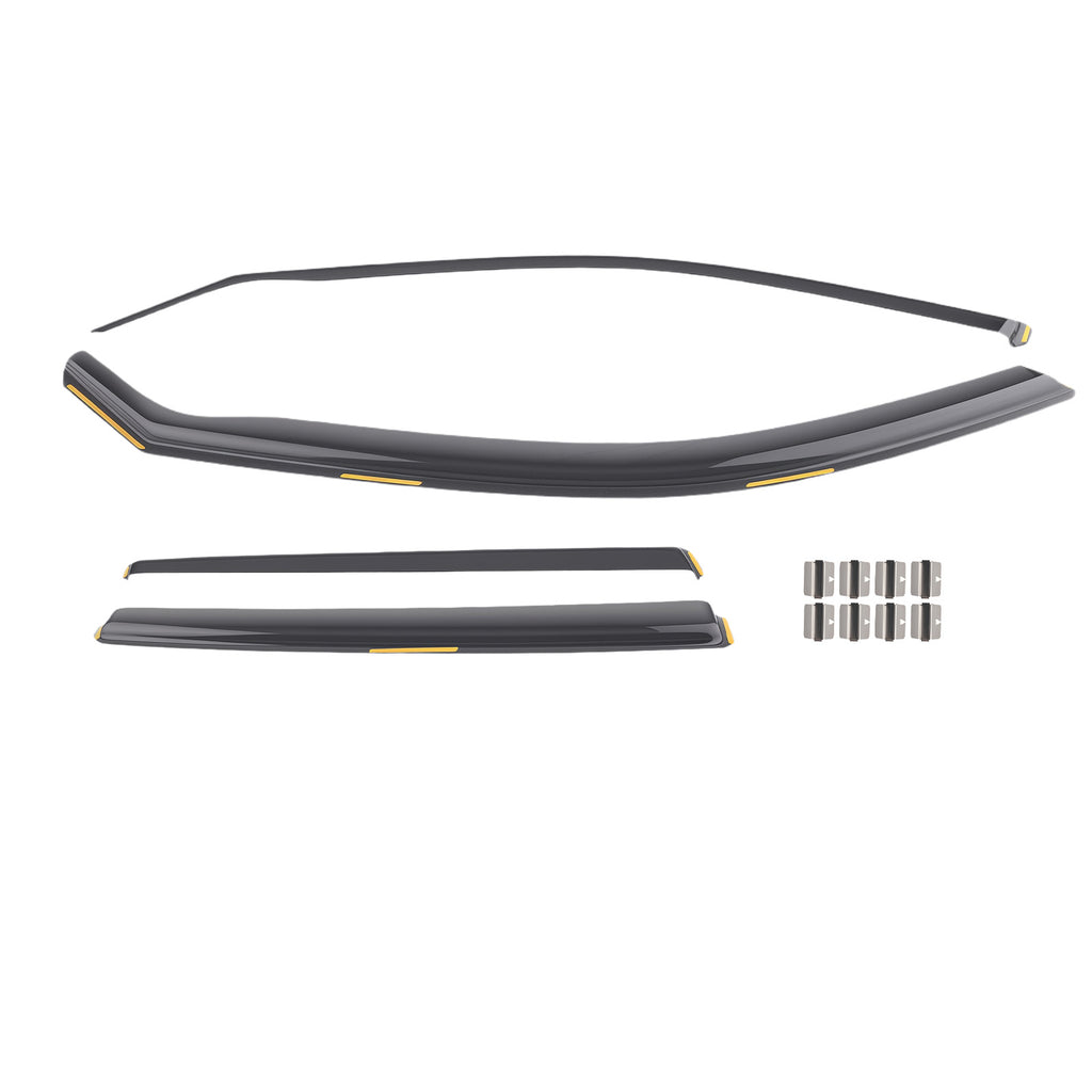 In-Channel Wind Deflectors geschikt voor BMW X5 E70 2006-2013 Voor Achter Set Tinted