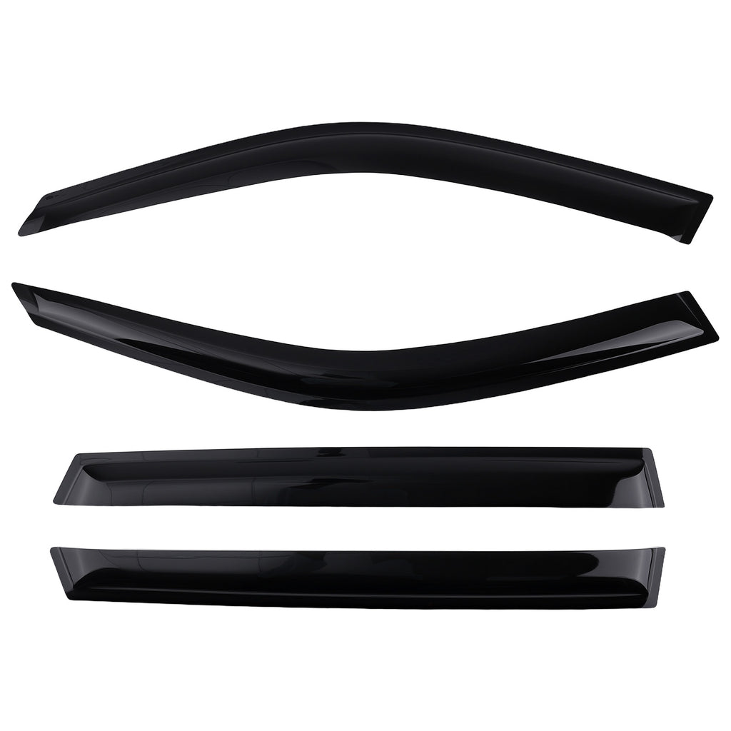 Wind Deflectors Visors Rain Shields geschikt voor BMW X5 F15 2013-2018 Outside Mount