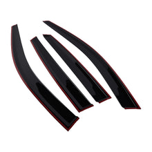 Laad de afbeelding in de galerijviewer, Black Window Rain Guard Set geschikt voor HONDA CR-V MK3 2007-2012 Wind Deflectors 4PC