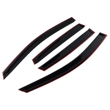 Laad de afbeelding in de galerijviewer, Black Window Deflectors geschikt voor HONDA CR-V MK4 2012-2017 Rain Guards Sun Visors Set
