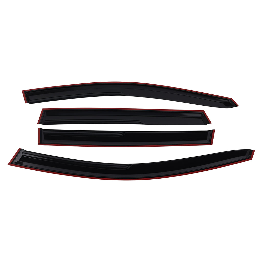 Rain Shield Wind Deflector Set geschikt voor HONDA CR-V MK5 2017-2022 4PCS Black