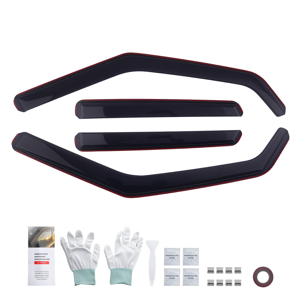 Acrylic Wind Deflectors geschikt voor Range Rover Evoque MK1 5 Door 2011-2018