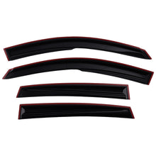 Laad de afbeelding in de galerijviewer, 4PC Window Rain Visors geschikt voor Ford Fiesta MK6 2002-2008 Wind Deflectors Black