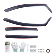 Laad de afbeelding in de galerijviewer, 4pc Acrylic Wind Deflectors geschikt voor Ford Fiesta 5-Door 2017-2023 Rain Guards