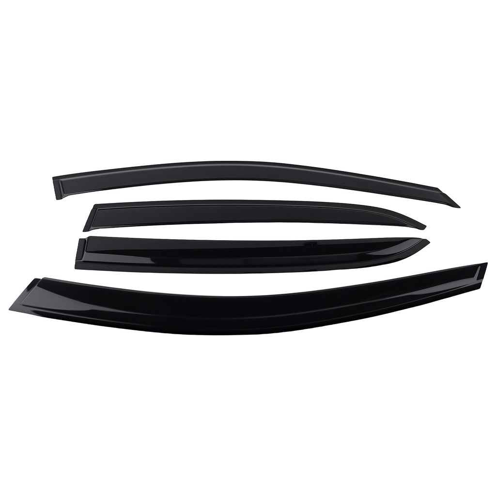 4PC Rain Deflectors geschikt voor Mercedes GLA MK1 2013-2019 Window Sun Visors Guards Set