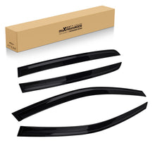 Laad de afbeelding in de galerijviewer, 4Pcs Window Rain Guards Wind Deflectors geschikt voor VW GOLF MK6 2008-2012 Black Tinted