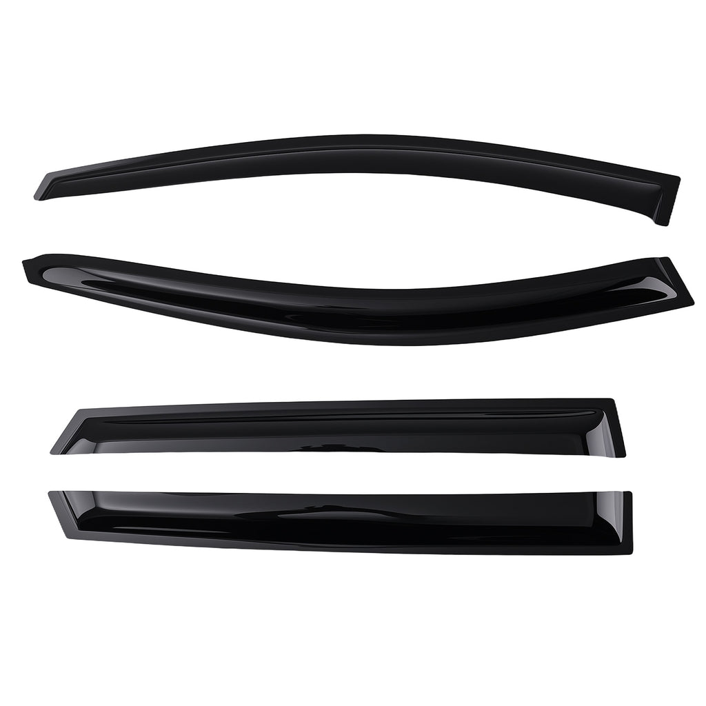 4pc Rain Guard Set geschikt voor Hyundai IX35 LM 2010-2015 Wind Deflectors Window Visors