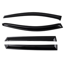 Laad de afbeelding in de galerijviewer, 4pc Rain Guard Set geschikt voor Hyundai IX35 LM 2010-2015 Wind Deflectors Window Visors