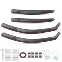 Laad de afbeelding in de galerijviewer, 4pc Acrylic Wind Deflectors geschikt voor Honda Jazz MK3 2015-2020 In-Channel Fit