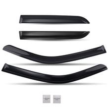 Laad de afbeelding in de galerijviewer, Rain Guards geschikt voor Ford Kuga 2008-2012 Outside Mount BlackFront Achter 4-Piece Set