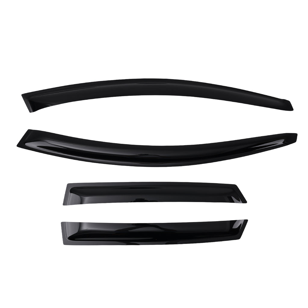 Rain Deflectors geschikt voor MAZDA 3 MK2 Hatchback 08-13 Window Visors Wind Guards Set