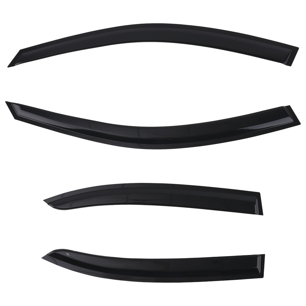 4 Piece Rain Guards geschikt voor Mercedes C Class 07-14 Outside Mount Tinted Set
