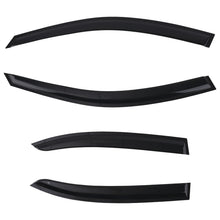 Laad de afbeelding in de galerijviewer, 4 Piece Rain Guards geschikt voor Mercedes C Class 07-14 Outside Mount Tinted Set