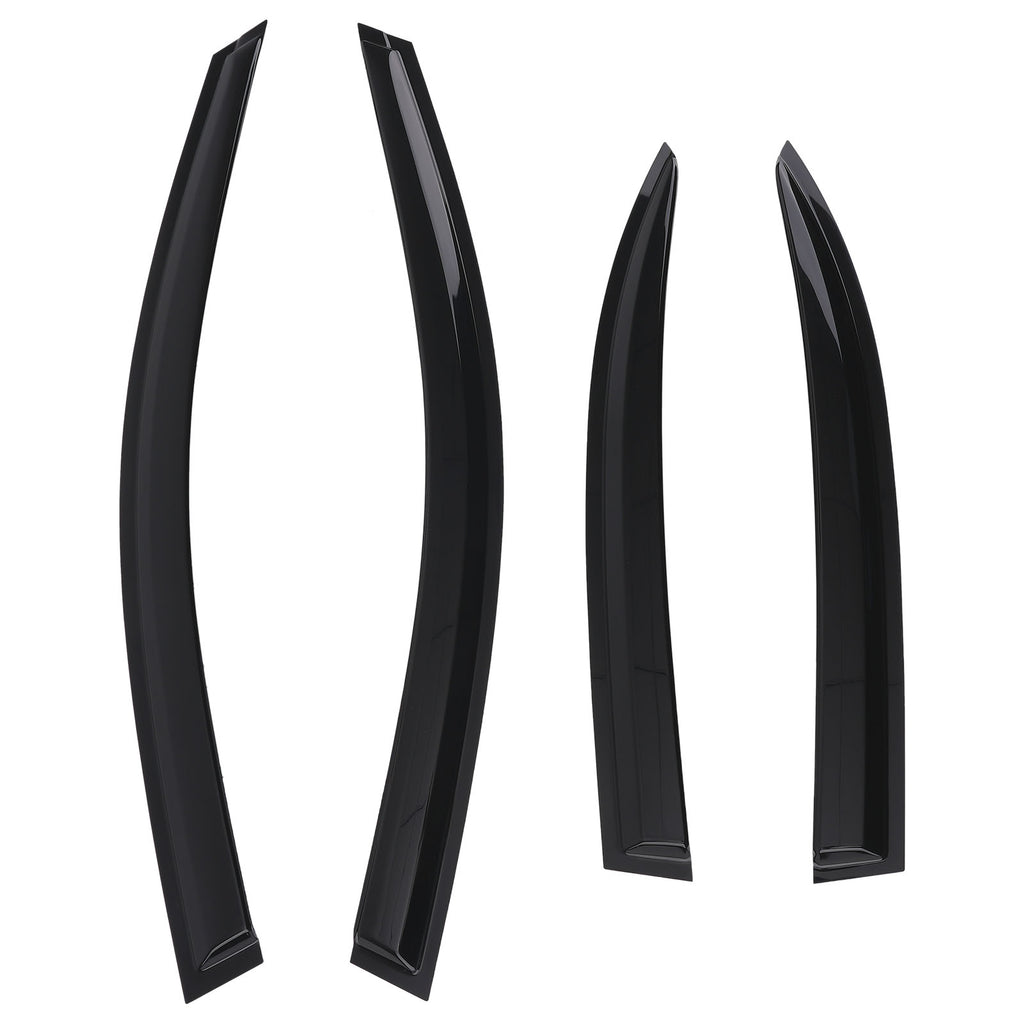 Wind Visor Deflectors geschikt voor Mercedes C-Class 14-22 Saloon Outside Mount Black